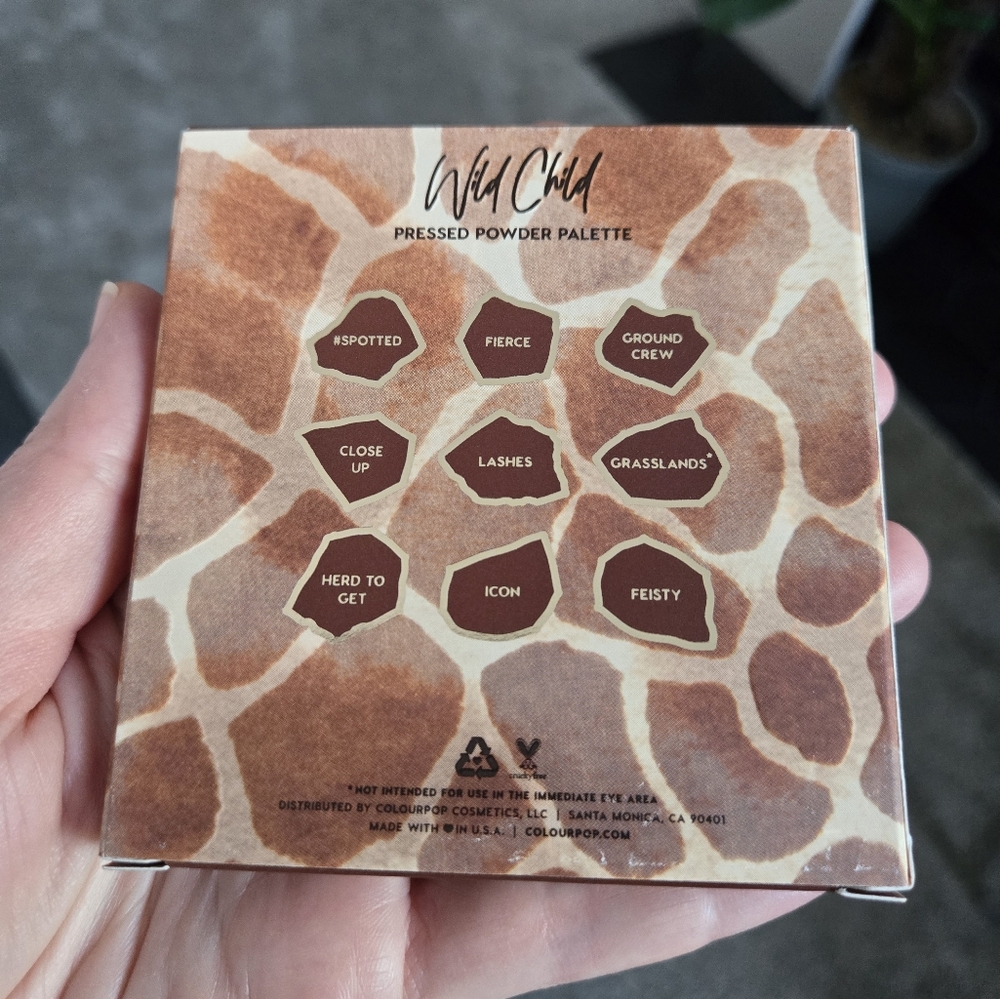 Colourpop Wild Child 9 colour Palette